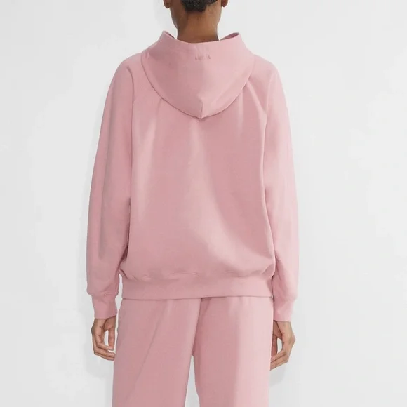 Aritzia Terry Sweatfleece Mega Raglan Hoodie Tart Pink Medium - Picture 3 of 9